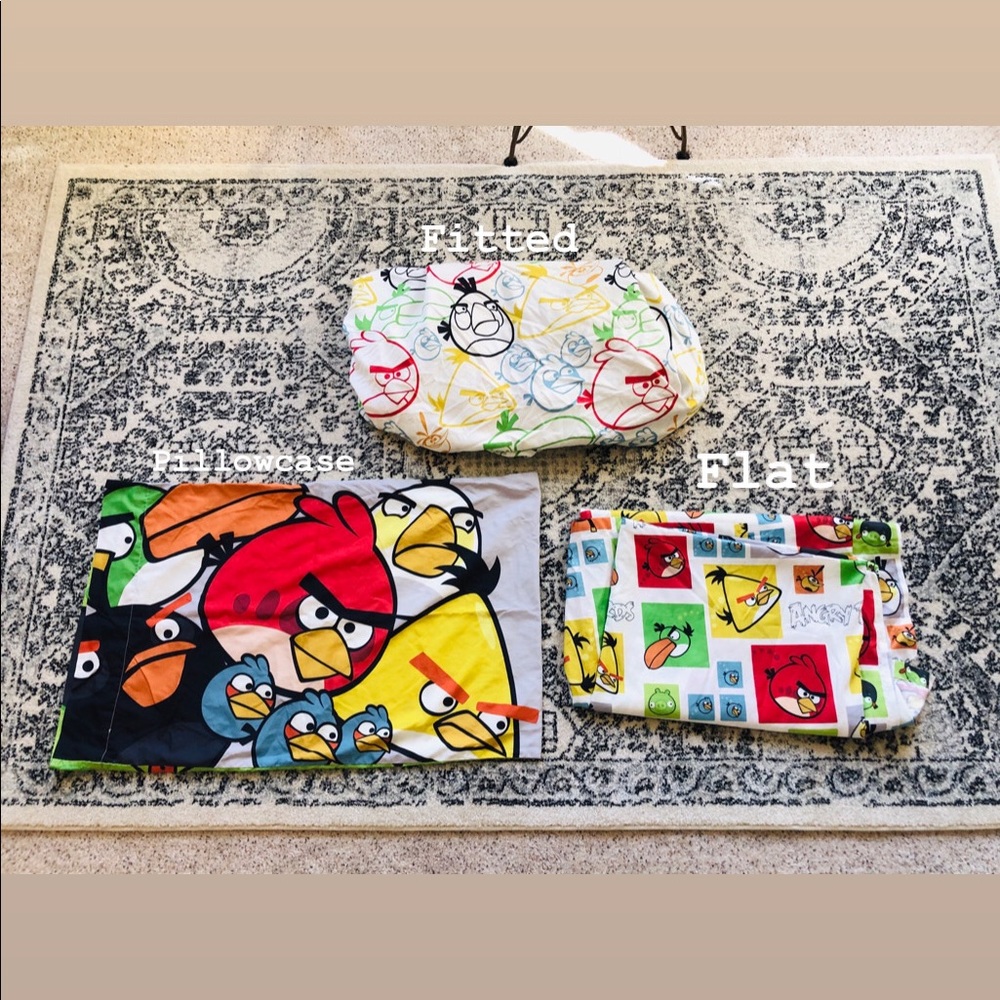 Angry Birds Twin Bed Sheets